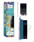 Artissimo - 12 crayons aquarellables et 2 cartes