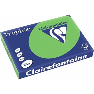 Ramette 500 Feuilles Papier 80g A3 420x297 mm vert menthe CLAIREFONTAINE