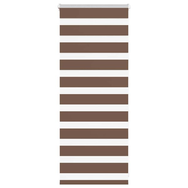 vidaXL Store zèbre marron 55x100 cm largeur du tissu 50 9 cm polyester