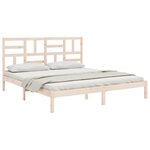 vidaXL Cadre de lit sans matelas bois massif 180x200 cm