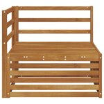 vidaXL Canapé d'angle extérieur Bois d'Acacia Massif Naturel