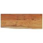 vidaXL Étagère murale rectangulaire massif acacia bordure assortie