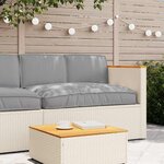 vidaXL Set de coussins de palette 3 Pièces Gris 120 x 80 x 12 cm