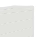 vidaXL Tête de lit Blanc Brillant 200 cm Bois d'ingénierie