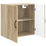 vidaXL Armoire Murale Chêne Sonoma 59 x 31 x 60 cm Bois d'ingénierie