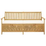 vidaXL Banc de rangement 2 -Seater 170 x 63 x 84 cm Rectangulaire
