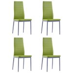 vidaXL Mobilier de salle à manger 5 Pièces Vert