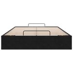 vidaXL Cadre de lit ottoman sans matelas noir 120x190 cm velours