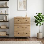 vidaXL Armoire à tiroirs 66 x 34 5 x 90 cm Bois d'ingénierie