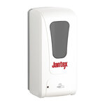 Distributeur automatique en spray de savon et désinfectant - 1 l - jantex -  - abs1 120x110x262mm