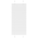 vidaXL Store plissé blanc 55x150 cm largeur du tissu 54 4 cm polyester