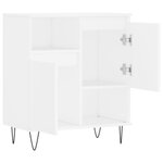 vidaXL Buffet Blanc 60x35x70 cm Bois d'ingénierie