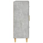 vidaXL Buffet gris béton 69 5x34x90 cm bois d'ingénierie