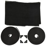 vidaXL Moustiquaire magnétique pour fenêtres anthracite 80x120 cm