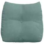 vidaXL Coussin de Dos Vert Mer 45 x 24 x 50 cm Velours