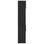 vidaXL Armoire de rangement noir 70x42 5x225 cm bois d'ingénierie