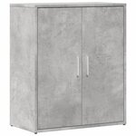 vidaXL Buffets 2 Pièces gris béton 60x31x70 cm bois d'ingénierie