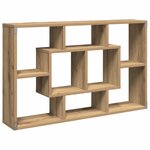 vidaXL Étagère murale Chêne artisanal 85 x 16 x 52 5 cm Bois d'ingénierie