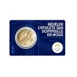 Monnaie 2€ Commémorative BU 1/5 - Millésime 2021 - Jeux Olympiques de Paris 2024