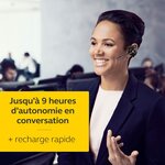 Jabra engage 75 casque dect stereo - casque sans fil certifié skype entreprise avec suppression avancée du bruit pour téléphones