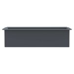 vidaXL Boîtes à fleurs pour palettes euro 12 Pièces Gris 36x13 5x9 5cm PP