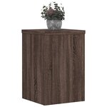 vidaXL Supports pour plantes 2 Pièces chêne marron bois d'ingénierie