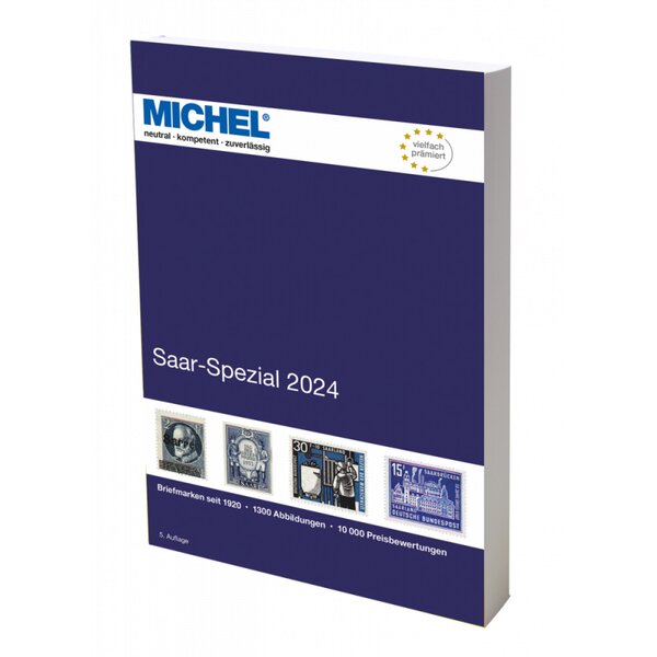 Catalogue de cotation Michel spécialisé timbres de Sarre 2023.