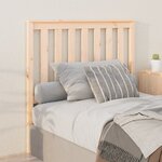 vidaXL Tête de lit 106x6x101 cm Bois massif de pin