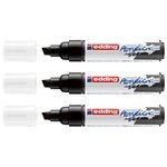 Marqueur Acrylique 5000 Noir Pointe Large 5-10 mm x 3 EDDING