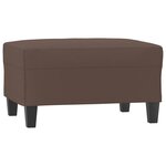 vidaXL Repose-pied Marron 70x55x41 cm Similicuir
