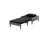 Lit Mezzanine Enfant Pino + Commode 4 tiroirs + Fauteuil convertible en lit