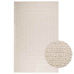 vidaXL Tapis ZIZUR crème 160x230 cm aspect de jute intérieur extérieur