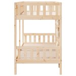 vidaXL Lit superposé 80x200 cm Bois de pin massif