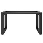 vidaXL Pieds de table basse cadre en O 80x70x43 cm fonte