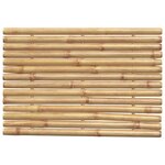 vidaXL Tapis de bain 2 Pièces 70x50 cm bambou