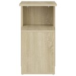 vidaXL Table d'appoint Chêne sonoma 36x30x56 cm Bois d’ingénierie