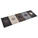 vidaXL Tapis de cuisine lavable Étoiles 60x300 cm