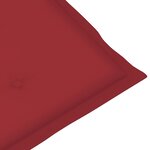 vidaXL Chaises inclinables de jardin lot de 4 et coussins Bois acacia