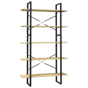 vidaXL Bibliothèque à 5 niveaux 100x30x175 cm Bois de pin
