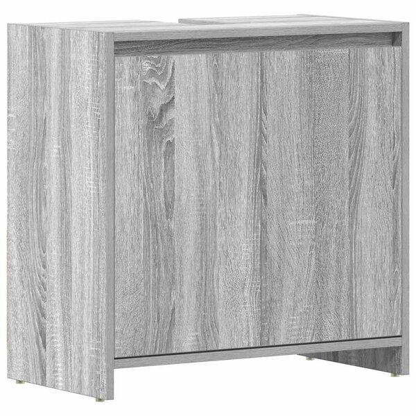 vidaXL Armoire de bain Sonoma gris 60x33x61 cm Bois d'ingénierie