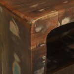 vidaXL Meuble TV 80 x 32 x 36 cm Bois massif de récupération