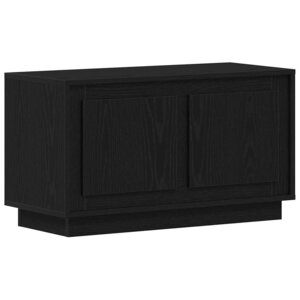 vidaXL Meuble TV Chêne noir 80 x 35 x 45 cm Bois d'ingénierie