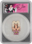 Pièce de monnaie en Argent 5 Dollars g 62.2 (2 oz) Millésime 2023 Celebrity Chibi RIC FLAIR