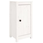 vidaXL Buffets 2 Pièces blanc 39x35x80 cm bois massif de pin