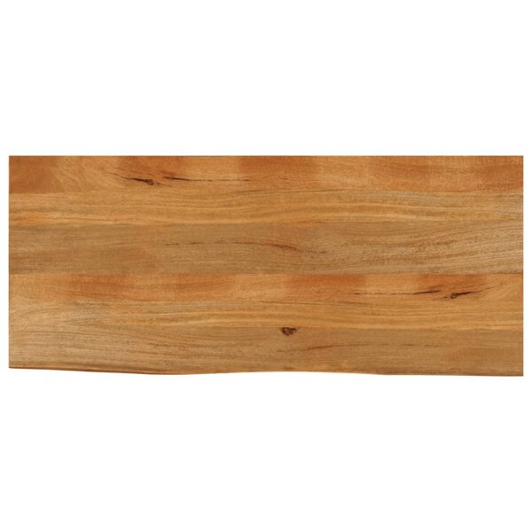 vidaXL Dessus de table à bord vivant 140x60x3 8cm bois massif manguier