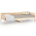 vidaXL Lit de jour sans matelas bois de pin massif 80x200 cm