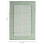 vidaXL Tapis d'extérieur Vert 190x290 cm PP