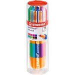 Roller à encre gel PointVisco  pot de 10 pièces STABILO