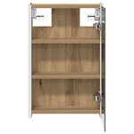 vidaXL Armoire Miroir de Salle de Bain Chêne artisan 33 x 11 5 x 50 cm