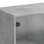 vidaXL Buffet gris béton 102x37x75 5 cm bois d'ingénierie